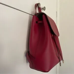Ralph Lauren | Bags | Ralph Lauren Red Cow Leather Backpack  display picture 2